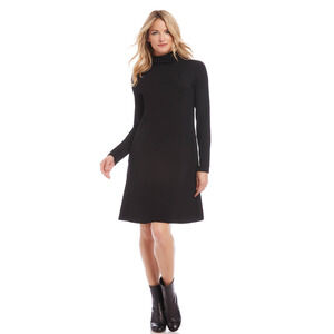 Karen Kane Women Quinn Turtleneck Dress Black Size XS